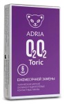 Линзы контактные, Adria (Адрия) 6 шт Торик О2О2 торические мягкие 30 дней силикон-гидрогелевые ежемесячные bc 8.6 -1.75/160 (-4.75)