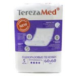 Пеленки одноразовые, Terezamed (Терезамед) р. 60смх60см 5 шт супер