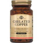 Хелат меди, Solgar (Солгар) таблетки 2.5 мг 400 мг 100 шт